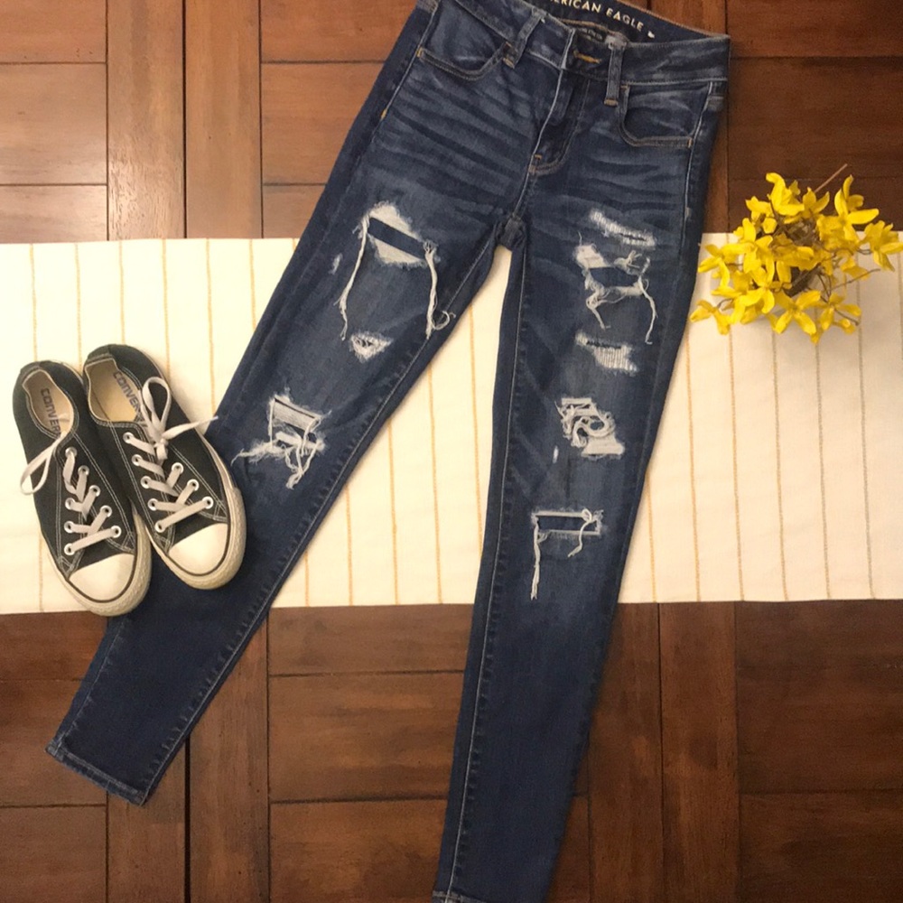 AEO Next Level Stretch Skinny Jeans